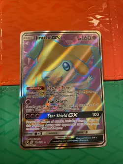 Pokemon Jirachi GX 79a/236 Unified Minds Alternate Art Full Art Promo Holo - Image 2