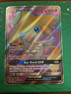 Pokemon Jirachi GX 79a/236 Unified Minds Alternate Art Full Art Promo Holo - Image 3