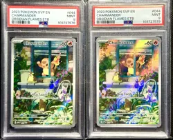 2 PSA 9 Sequence 2023 Pokemon EN ETB Promo 044 Charmander Obsidian Flames - Image 1