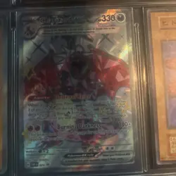 CGC 10 GEM MINT Charizard EX SVP074 FULL ART HOLO PROMO Pokemon Card - Image 1