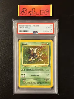 PSA 6 Pinsir Holo Rare Jungle 9/64 Pokemon Card - Image 1