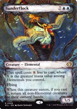 MTG Sunderflock (Showcase) Lorwyn Eclipsed - Regular - Image 1
