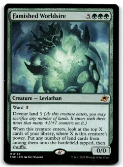 Famished Worldsire 182 Edge of Eternities Regular - Image 1