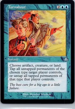 MTG TURNABOUT 295 RETRO FRAME UNCOMMON DOMINARIA REMASTERED M/NM - Image 1