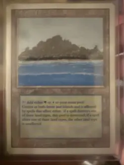 Magic the Gathering Tropical Island Revised Edition Lightly Played Dual Land - Image 1