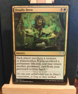 Deadly Brew - Strixhaven STX - Uncommon - NM (see pics) MTG - Image 1