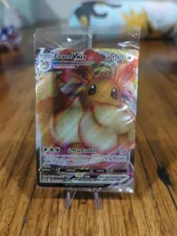 Pokemon TCG Eevee VMAX Sword & Shield Swsh087 Holo Promo Sealed - Image 1