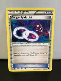 Gengar Spirit Link Uncommon Pokemon Phantom Forces 95/119 - Image 1