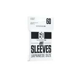 Bustine Protettive Just Sleeves 60 Buste 60x87 mm BLACK Japanese Size Yugioh - Image 1
