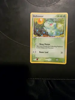 Pokemon TCG Bulbasaur EX FireRed & LeafGreen 54/112 Reverse Holo Card - Image 3