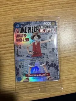 One Piece Rutgers MONKEY D. LUFFY Promo Card (unopened) - Image 1