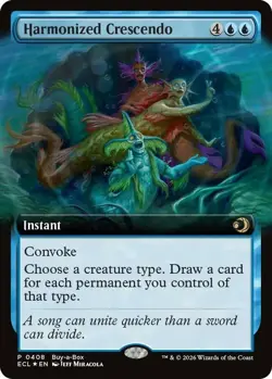 Harmonized Crescendo - Foil - Extended Art - Buy-A-Box Promo Light Play, English - Image 1