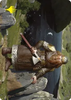 MTG LotR Art Series - Mirrormere Guardian (12/81) (Stamped) - Image 1