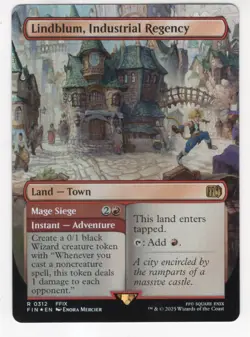 MTG Final Fantasy Foil Rare #0312 Lindblum Industrial Regency - Image 1