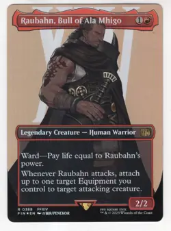 MTG Final Fantasy Foil Rare #0388 Raubahn Bull Of Ala Mhigo - Image 1