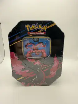 Pokemon TCG Crown Zenith Tin Galarian Moltres International Version Sealed - Image 1