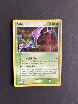 Pokemon TCG Zubat EX Hidden Legends 83/101 Reverse Holo Common 2004 Nintendo - Image 1