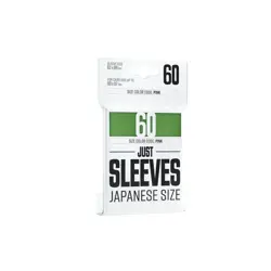 Bustine Protettive Just Sleeves 60 Buste 60x87 mm GREEN Japanese Size Yugioh - Image 1