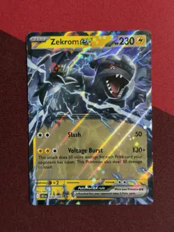 English Pokemon Card - Zekrom ex - Double Rare (034/086) Black Bolt NM - Image 1