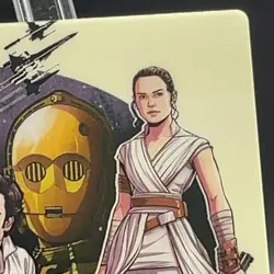 Rey C-3PO #12 Star Wars Episode Special Edition Wafer Card Bandai Holo TCG - Image 5