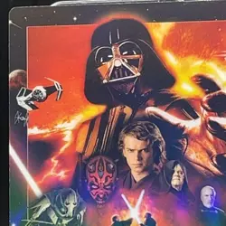 Darth Vader #35 Star Wars Episode Special Edition Wafer Card Bandai Holo TCG b - Image 2