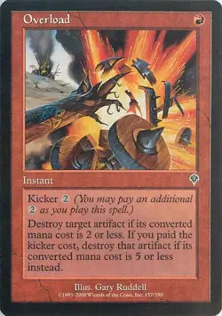 OVERLOAD X 4 E/X+ INVASION MAGIC THE GATHERING - Image 1