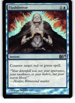 Flashfreeze *FOIL Uncommon* Magic MtG x1 M10 SP - Image 1