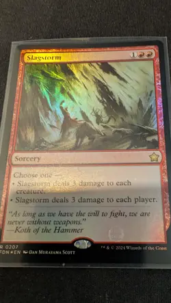 MTG: Slagstorm FOIL, Foundations, 207, Pack Fresh - Image 1