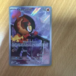 Pokemon TCG Charcadet Promo 022 Pokemon Center Stamp - Image 1
