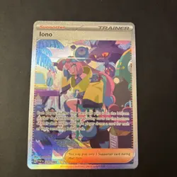 Iono 237/091 Special Illustration Rare Paldean Fates Pokemon TCG NM/M - Image 1