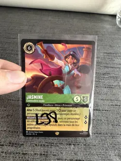 Carte Lorcana Disney TCG Jasmine 84/204 Legendaire Chapitre 6 Francais Exc - Image 5