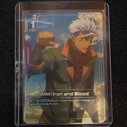 GUNDAM CARD GAME ST05-013 C+ (SP) WITH IRON AND BLOOD - SPC+ (GD03) - Image 3