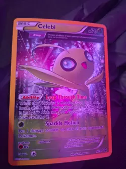 Celebi XY93 Black Star Promo Holo LP 2015 Pokemon TCG Promo Card - Image 2