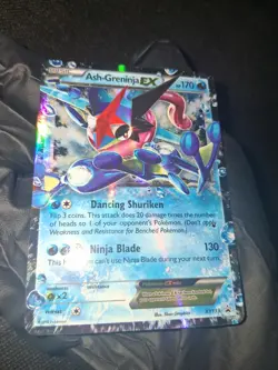 Ash‑Greninja EX XY133 Black Star Promo NM Holo Pokemon TCG XY Promo Card - Image 1