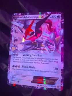 Ash‑Greninja EX XY133 Black Star Promo NM Holo Pokemon TCG XY Promo Card - Image 2