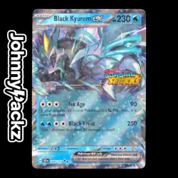 Black Kyurem ex 048/191 - 2024 Surging Sparks STAMPED Promo - Pokemon Card (NM) - Image 1