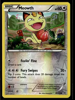 2015 XY - Roaring Skies Meowth Basic/Common #67 - Image 1
