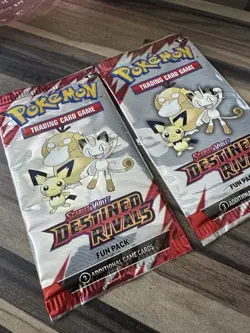Pokemon Destined Rivals Fun Packs (Sealed Pack with 3 Cards) X2 - fast post - Image 2