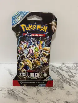 Pokemon TCG: STELLAR CROWN Scarlet & Violet Sleeved Booster Bundle 4 Arts - Image 2