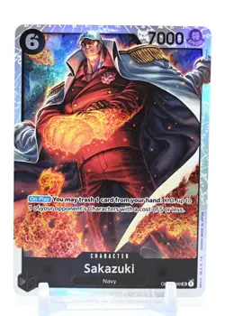 OP02-099-Sakazuki (Reprint) (SR) One Piece Card PRB-01 THE BEST English NM/M - Image 1