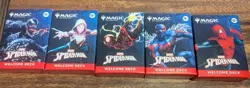 MTG Spiderman Welcome Decks [All 5 Colors/30-Card Decks] Sealed - Brand New! - Image 1