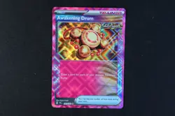 Awakening Drum 141/162 Holo Ace Spec Pokemon TCG Card Temporal Forces NEAR MINT - Image 1