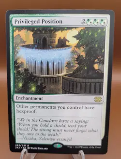 Privileged Position x1 MTG Double Masters 2022 Magic Light Play LP English - Image 1