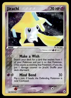 JIRACHI 8/101 Holo Rare Hidden Legends Pokemon NM - Image 1
