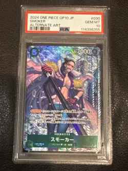 One Piece Japanese Royal Blood OP10-030 Smoker AR PSA 10 - Image 1
