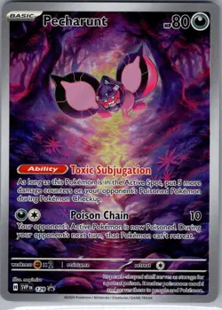 Pecharunt SVP 129 SV: Scarlet & Violet Promo Cards - Pokemon Card - NM - Image 1