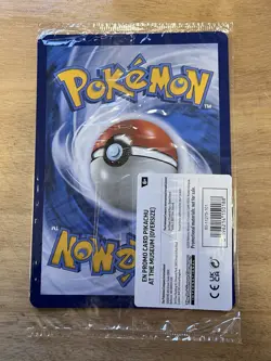 Pikachu At The Museum, Pokemon X Natural History Museum Jumbo Promo Pokemon Card - Image 2