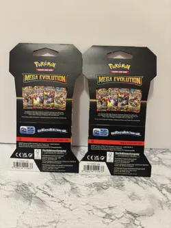 Pokemon TCG Mega Evolution AND Phantasmal Flames 4 NEW Sleeved Booster Packs - Image 4