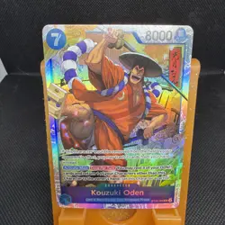 Kouzuki Oden ST22-005 SR One Piece Card Game foil NM-Mint - Image 1
