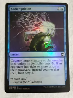 Anticognition 45 Zendikar Rising Foil MTG: Magic the Gathering - Image 1